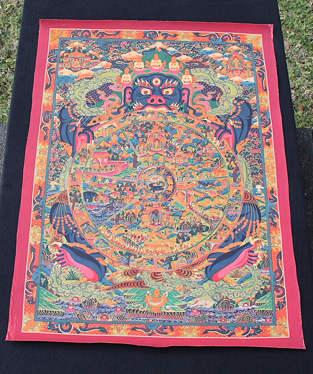 The wheel of life Painting