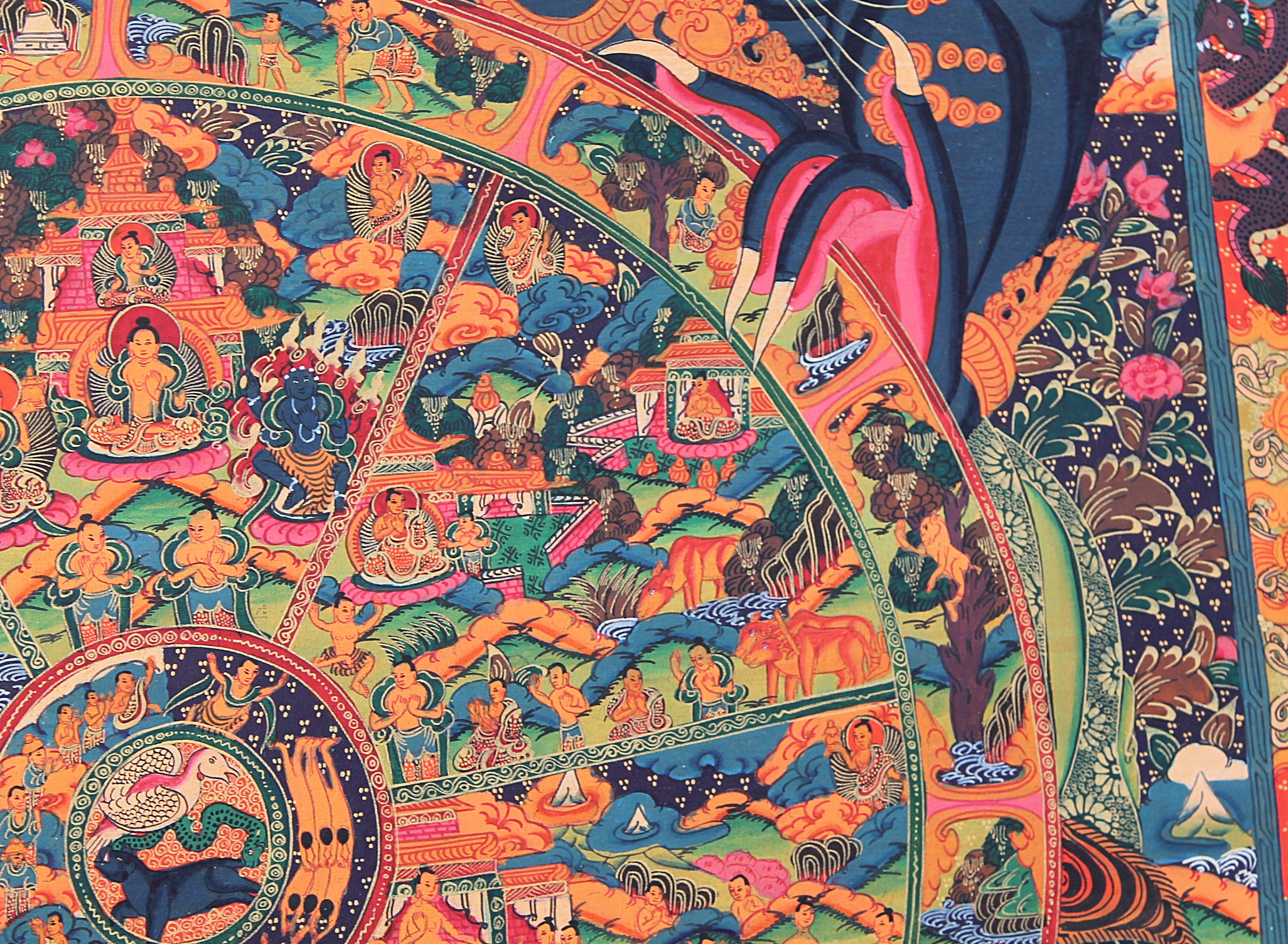 The wheel of life Painting - Image 8