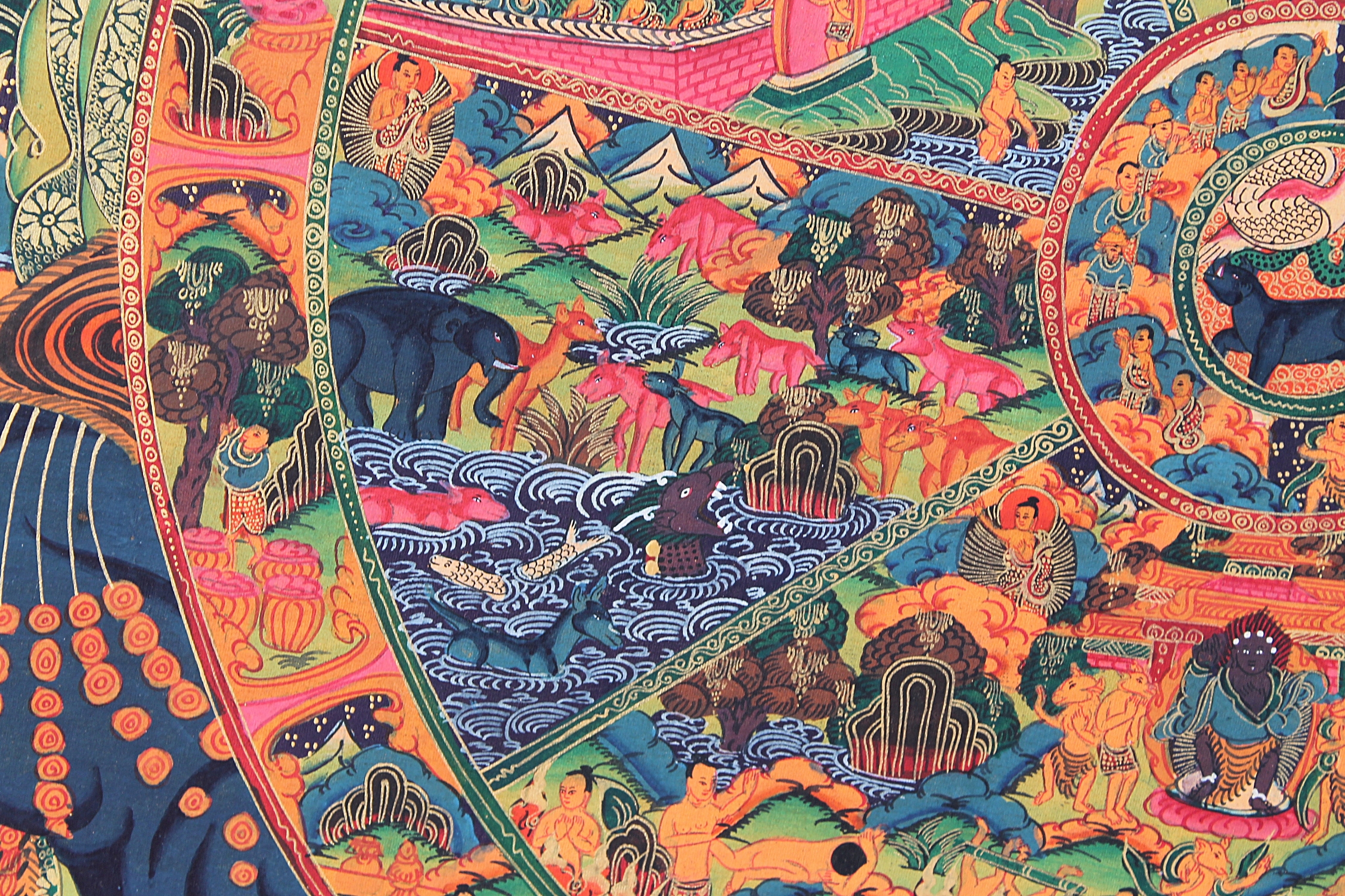 The wheel of life Painting - Image 5