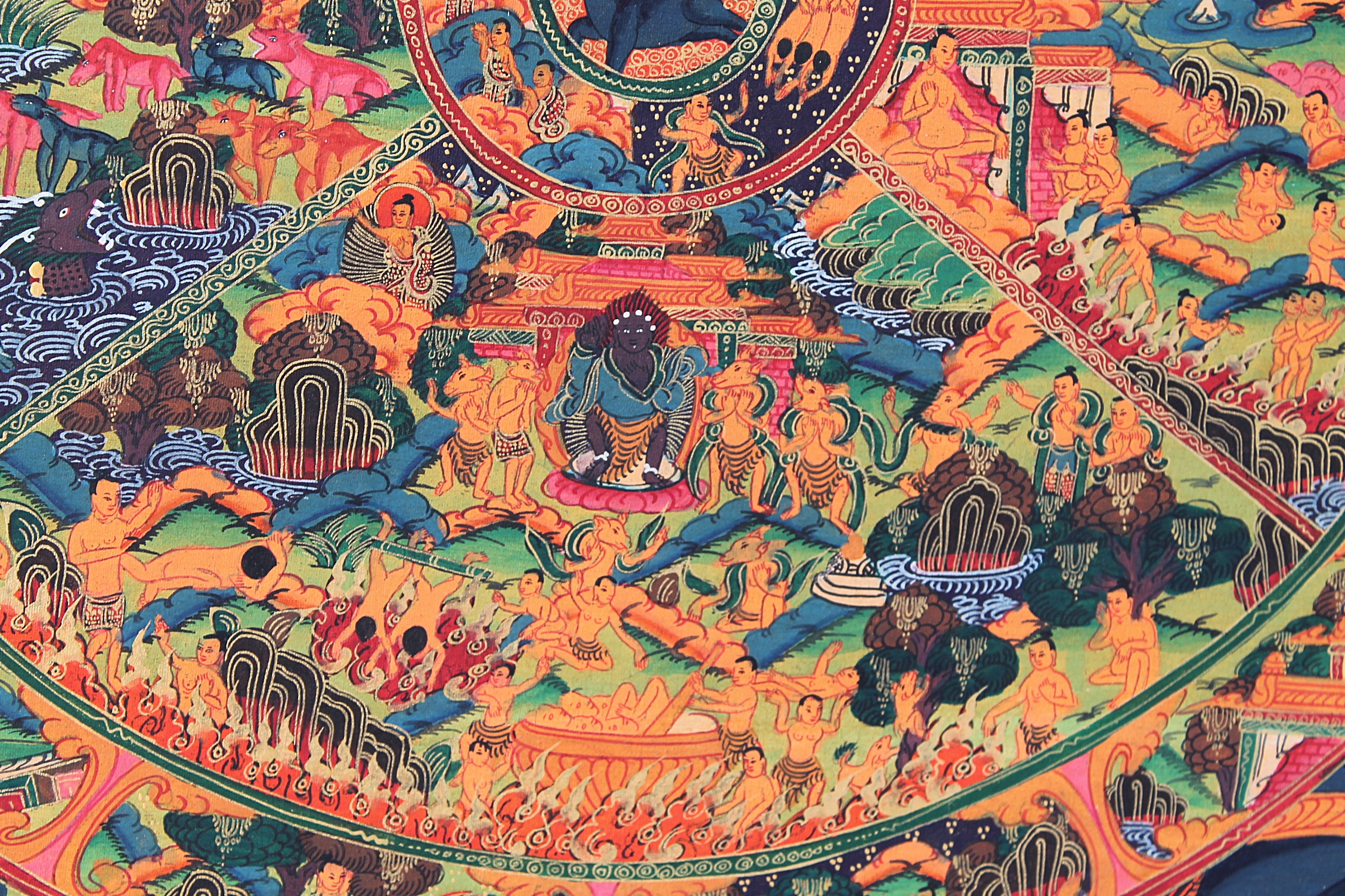 The wheel of life Painting - Image 4